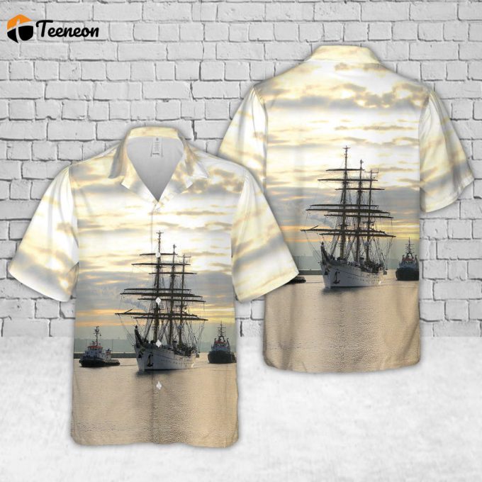 German Navy Training Ship Gorch Fock (1958) Hawaiian Shirt Gift For Dad Father Days 1