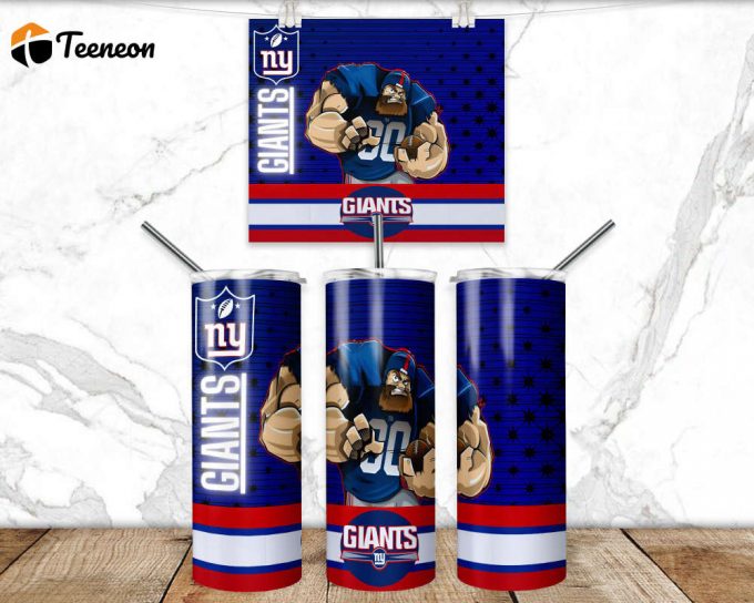 Giant Football 20Oz Skinny Tumbler Wrap – Sublimation Design &Amp;Amp; Gift Wraps