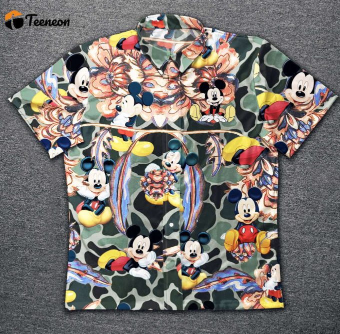 Hawaii Shirt Mickey Vintage Cotton Hawaiian Shirt-Zx10495 1