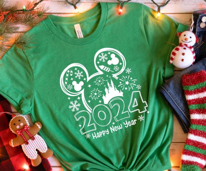 Hello 2024 Matching Mickey &Amp; Minnie Tshirts - Perfect Disney Family Trip Gift 2