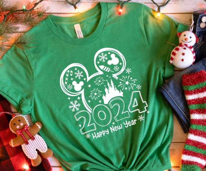 Hello 2024 Matching Mickey &Amp; Minnie Tshirts - Perfect Disney Trip Gift 2