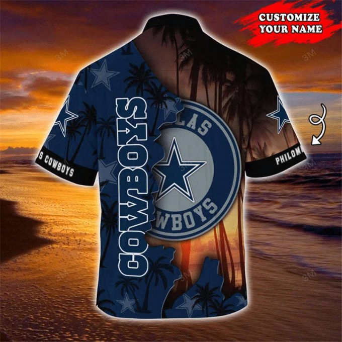 Hot Dallas Cowboys Hawaiian Shirt Customize Your Name 2