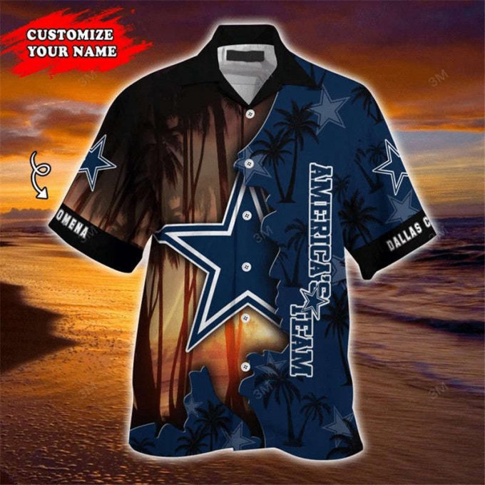 Hot Dallas Cowboys Hawaiian Shirt Customize Your Name 1