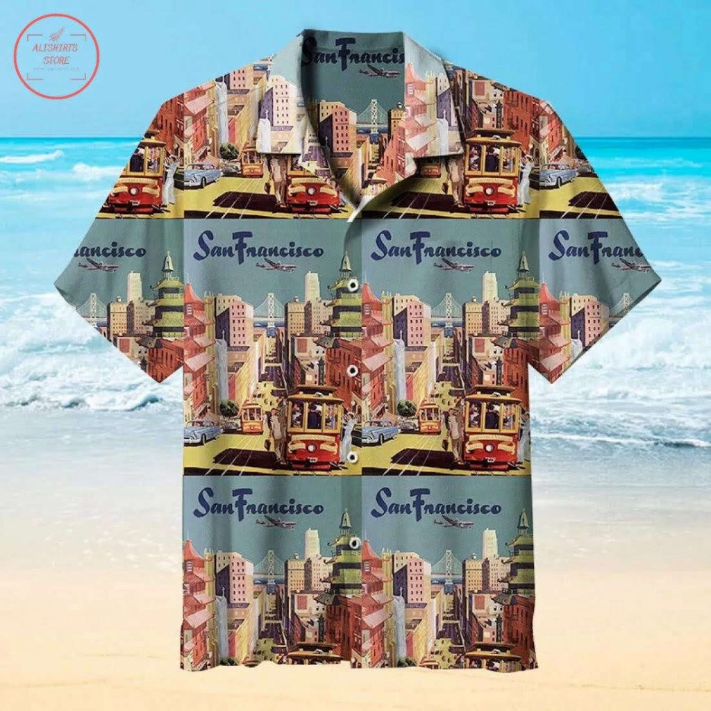 I Love My San Francisco Hawaiian Shirt 2
