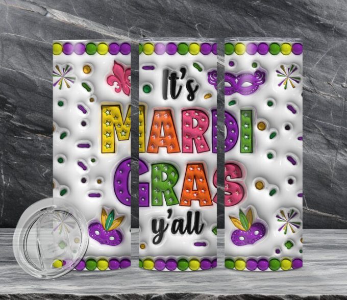 It'S Mardi Gras Y'All 20Oz Tumbler Gift For Fans Gift For Fans 1