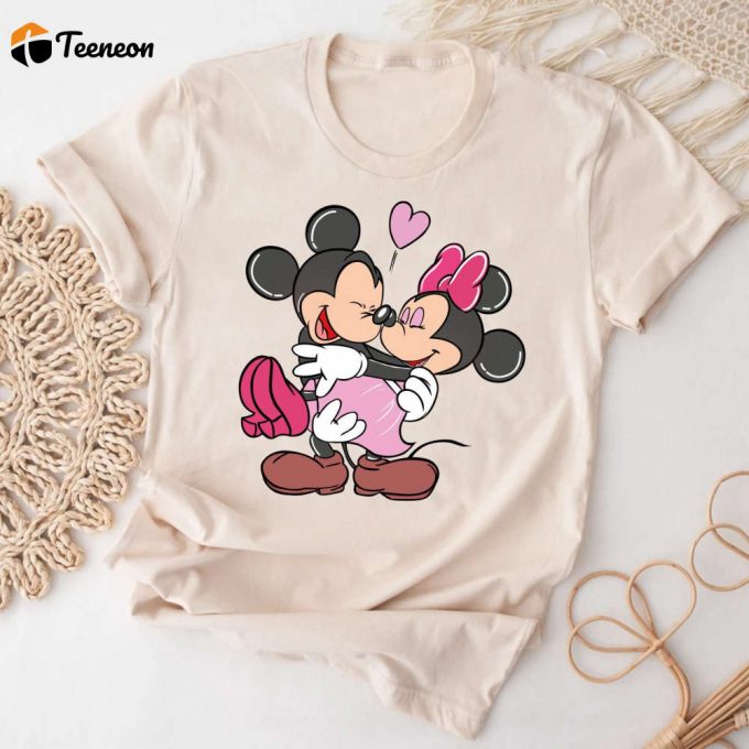 Love Shirt, Mouse Valentines Shirt, Retro Valentine'S Day T-Shirt, Valentine Shirt, Disney Valentines Shirt, Minnie Love, Minnie And Mickey 1