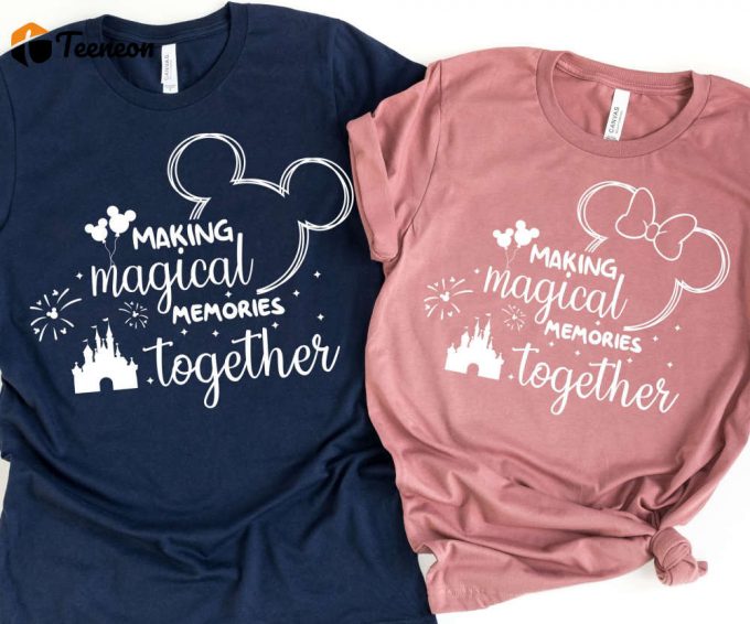 Magical Disney Trip T-Shirts: Adults &Amp;Amp; Kids Matching Family Minnie &Amp;Amp; Mickey Shirts 1