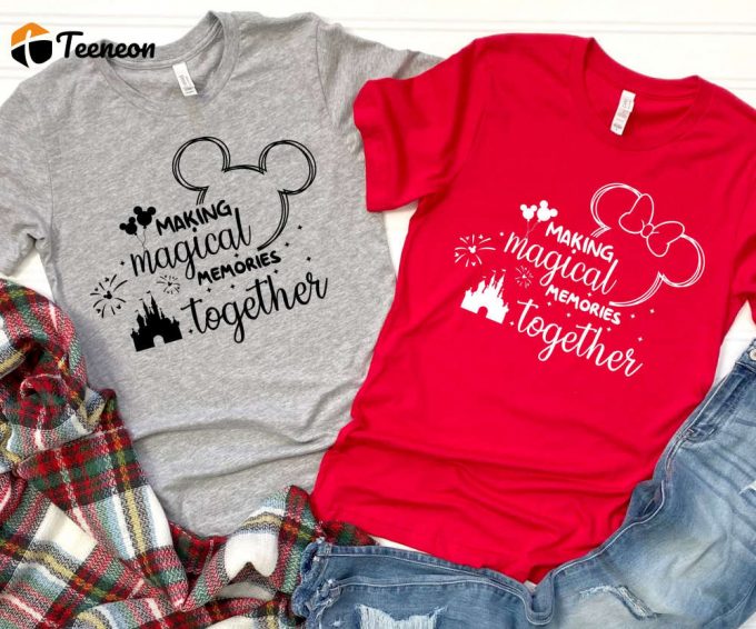 Magical Memories: Matching Family Disney Trip Shirts For Adults &Amp;Amp; Kids - Minnie &Amp;Amp; Mickey Tshirts 1