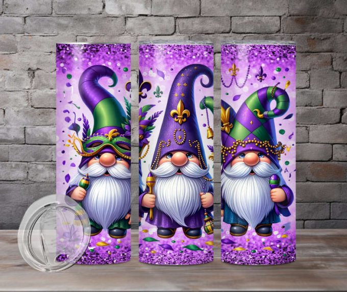 Mardi Gras Gnomes 20Oz Tumbler Gift For Fans Gift For Fans 1