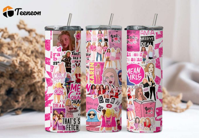 Mean Girls Burn Book 20 Oz Tumbler, Tumbler For Cold Drink 1