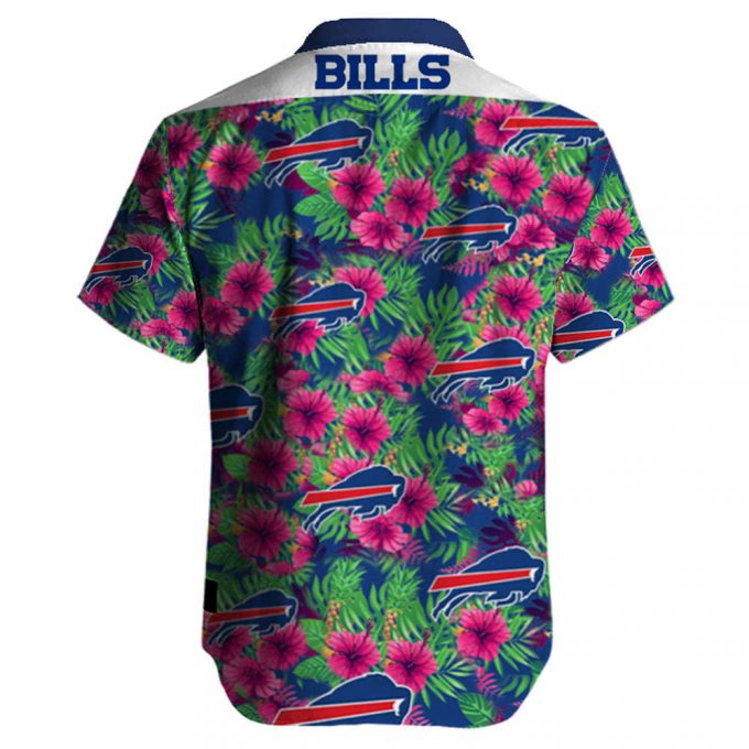 Men’s Buffalo Bills Hawaiian Shirt Tropical 2