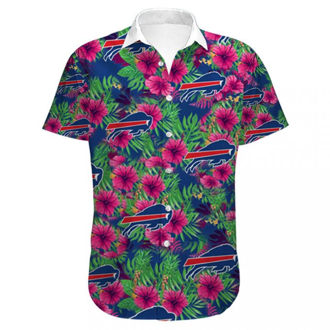 Men’s Buffalo Bills Hawaiian Shirt Tropical 1