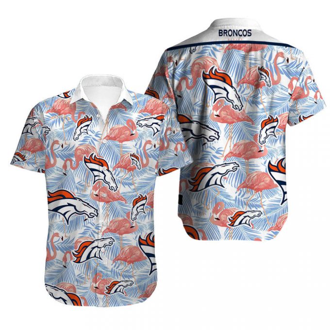 Men’s Denver Broncos Hawaiian Shirt Tropical 2
