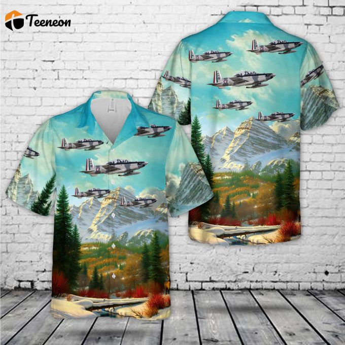 Mexican Navy Beechcraft T-6C Texan Ii Hawaiian Shirt Gift For Dad Father Days 1