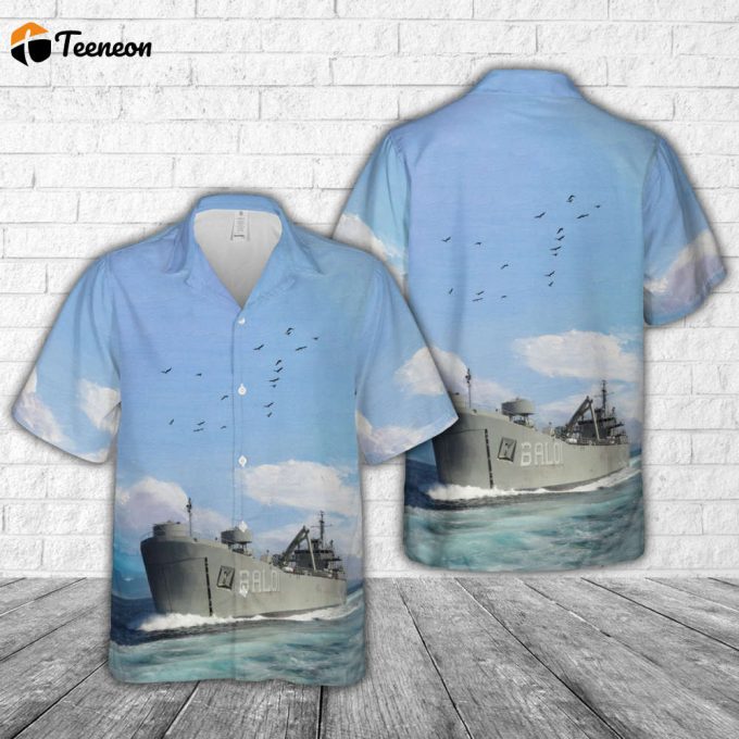 Mexican Navy Montes Azules-Class Logistics Ship Bal-01 Navegando Hawaiian Shirt Gift For Dad Father Days 1