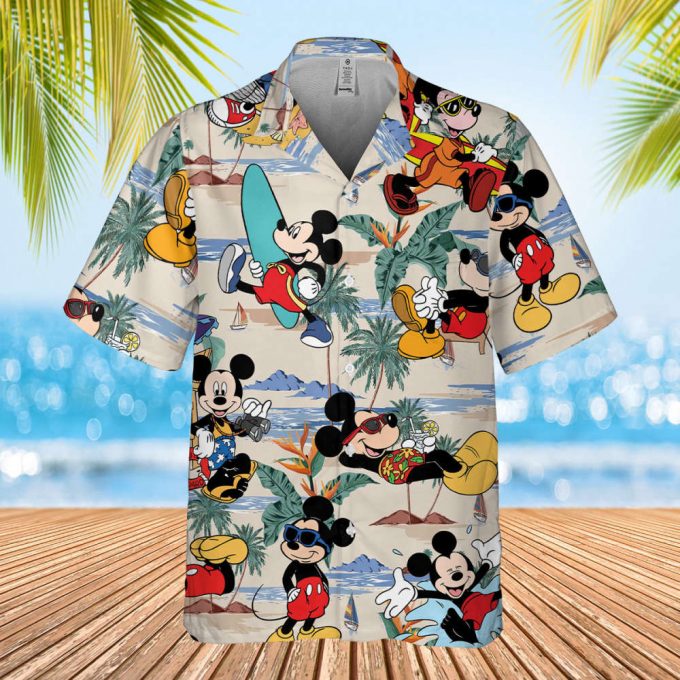 Mickey Hawaii Shirt, Mickey Aloha Shirt, Disney Hawaiian Shirt, Summer Vacation Hawaiian Shirt, Mickey Mouse Hawaiian Shirt 2