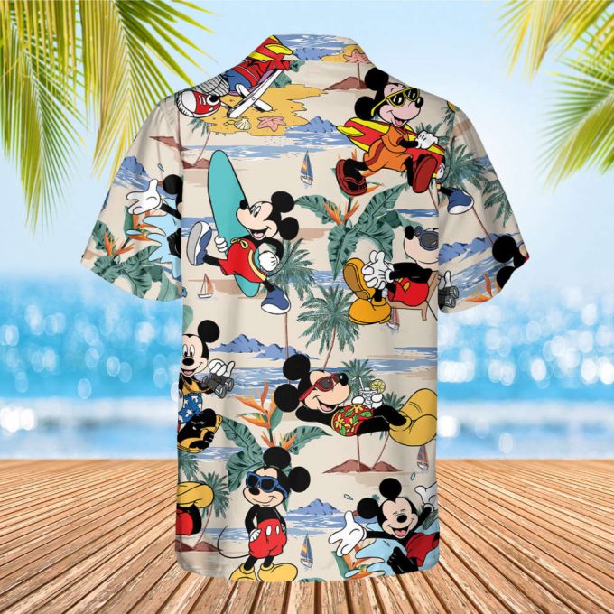 Mickey Hawaii Shirt, Mickey Aloha Shirt, Disney Hawaiian Shirt, Summer Vacation Hawaiian Shirt, Mickey Mouse Hawaiian Shirt 3