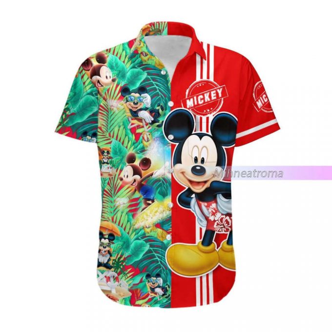 Mickey Hawaiian Shirt, Mickey Mouse Shirt, Mickey Button Shirt, Disney Shirt, Mickey Hawaii Shirt, Disney Vacation Shirt, Mickey Gifts 2