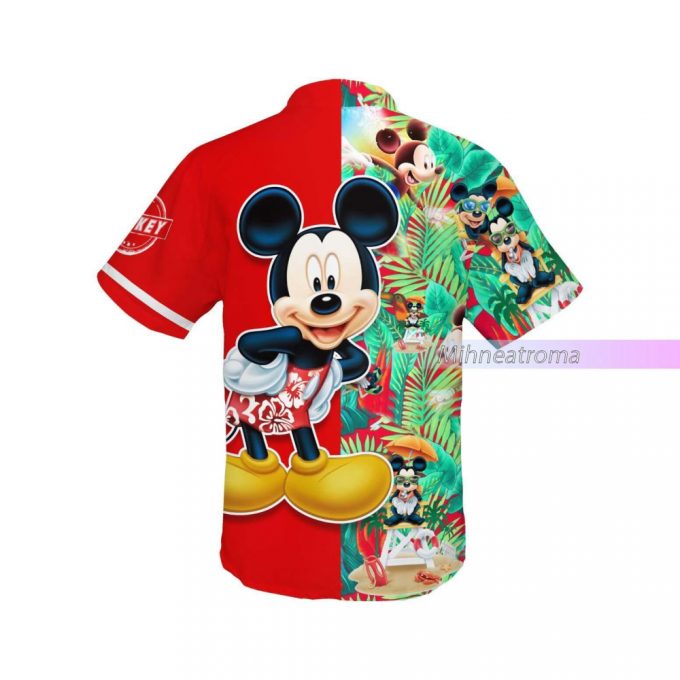 Mickey Hawaiian Shirt, Mickey Mouse Shirt, Mickey Button Shirt, Disney Shirt, Mickey Hawaii Shirt, Disney Vacation Shirt, Mickey Gifts 3