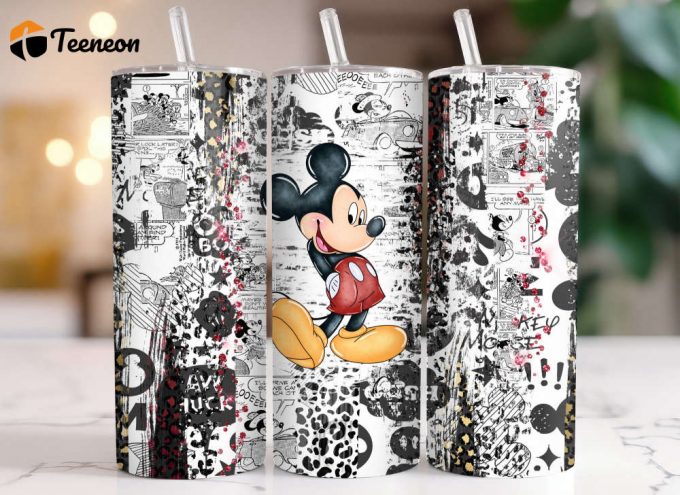 Mickey Mouse Comic 20 Oz Tumbler 1