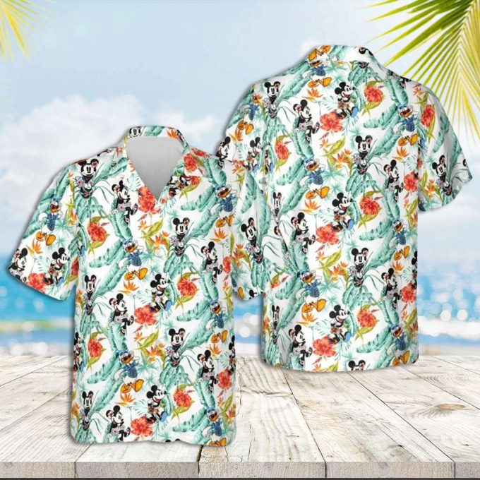 Mickey Mouse Hawaiian Shirt Disney At The Beach Hawaiian Shirt 1