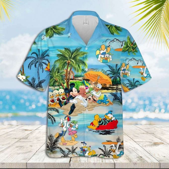 Mickey Mouse Hawaiian Shirt Disney Summer Vacation At The Beach Hawaiian Shirt 1