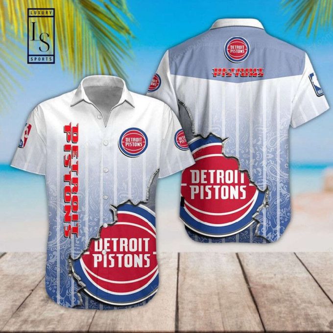 Nba Detroit Pistons Hawaiian Shirt