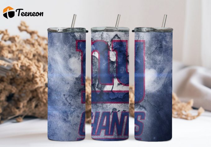 New York Giants Football 20 Oz Tumbler, Tumbler For Cold Drink 1