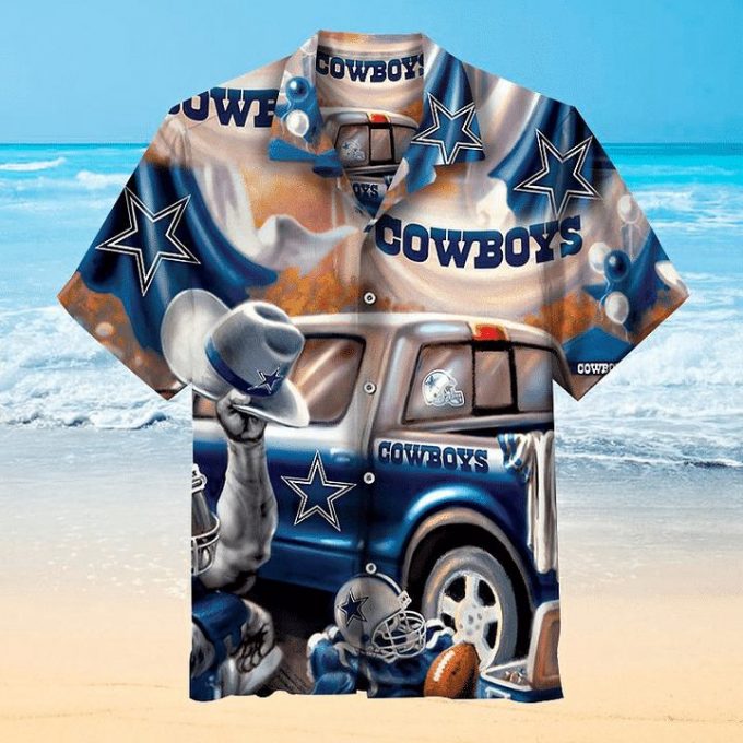 Nfl Dallas Cowboys Free Style Hawaiian Shirt Men &Amp;Amp; Women Aloha Shirt 1