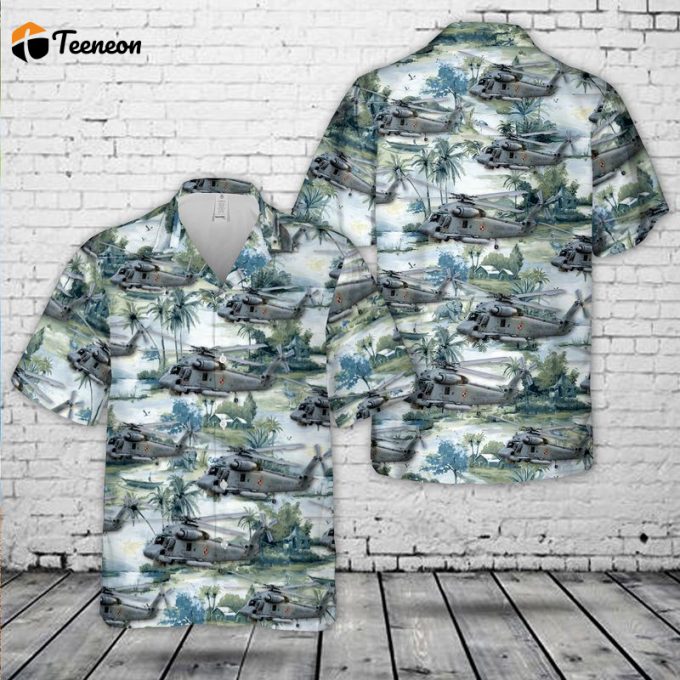 Polish Navy Kaman Sh-2G Super Seasprite Hawaiian Shirt Gift For Dad Father Days 1