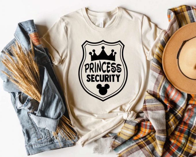 Princess Security T-Shirt - Perfect Daddy Gift Disney Graphic Tee For Boyfriend Grandpa - Mickey Ear 2