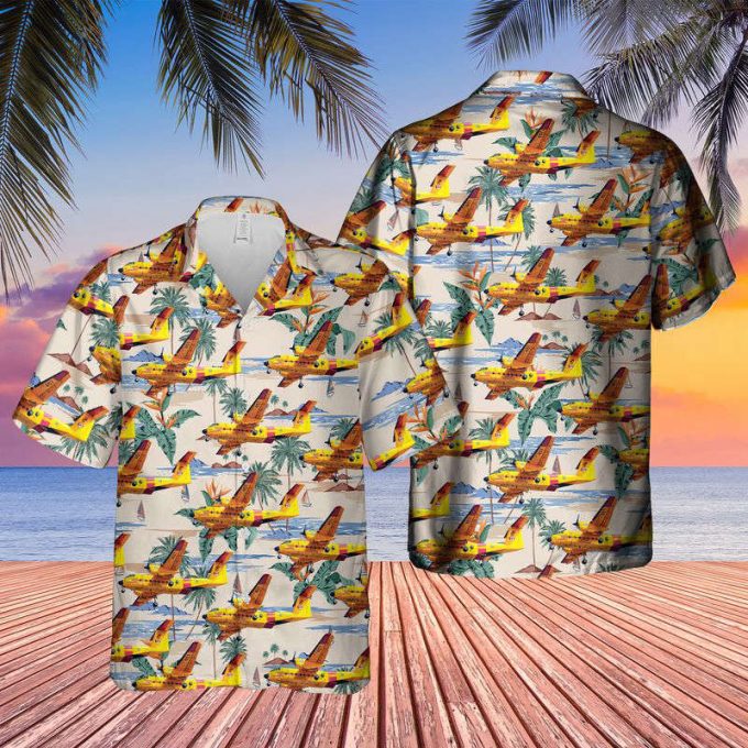 Rcaf De Havilland Canada Cc-115 Buffalo (Dhc-5) Hawaiian Shirt For Men Women 1