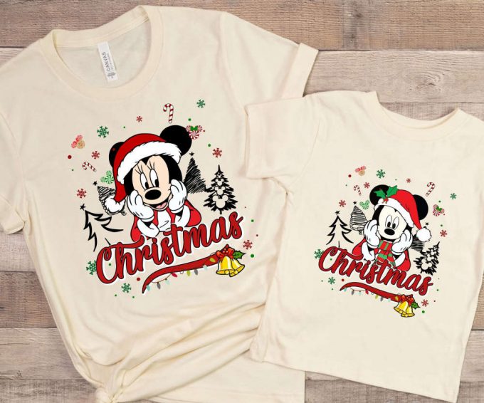 Retro Mickey &Amp; Friends Christmas Tshirts - Perfect For Family Disney Trips &Amp; Gifts 4