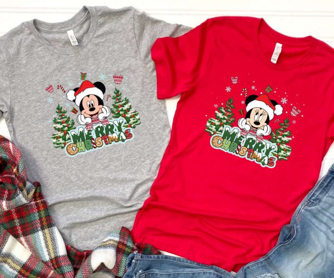 Retro Mickey &Amp; Friends Matching Christmas Tshirts - Perfect Disney Trip &Amp; Christmas Gift! 3