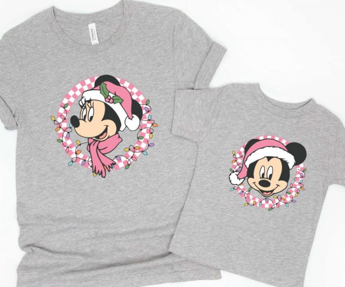 Retro Mickey &Amp; Minnie Matching Christmas Tshirts – Perfect Disney Gift For Couples Disney Trip Outfits