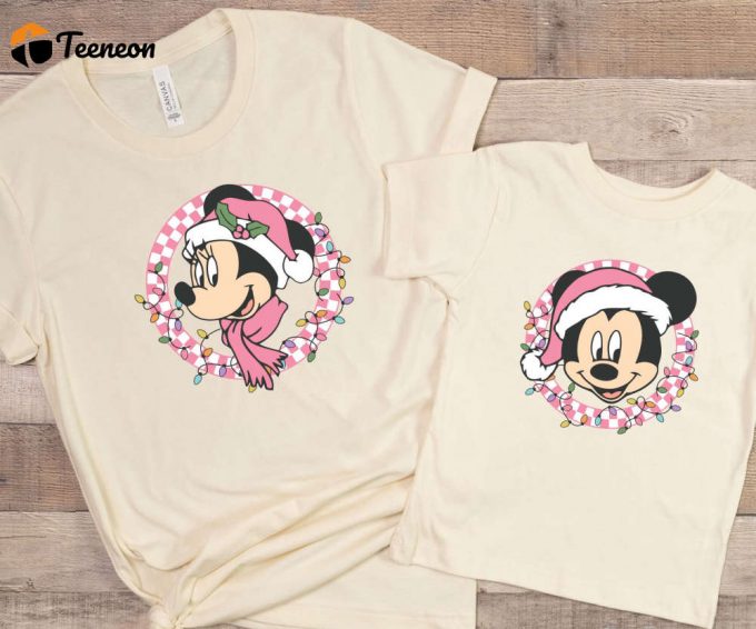 Retro Mickey &Amp;Amp; Minnie Matching Christmas Tshirts – Perfect Disney Gift For Couples Disney Trip Outfits