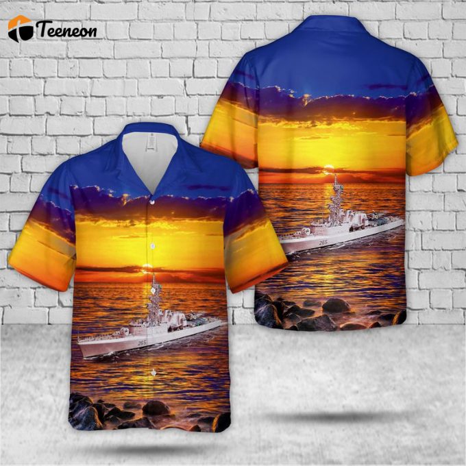 Royal Canadian Navy Hmcs Annapolis (Ddh 265) Hawaiian Shirt Gift For Dad Father Days 1