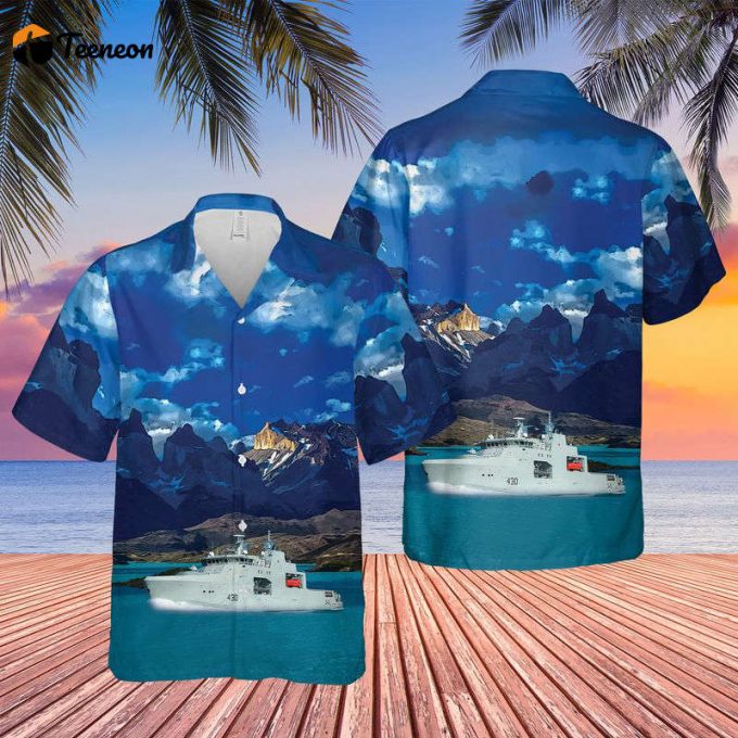 Royal Canadian Navy Hmcs Harry Dewolf Hawaiian Shirt Gift For Dad Father Days 1