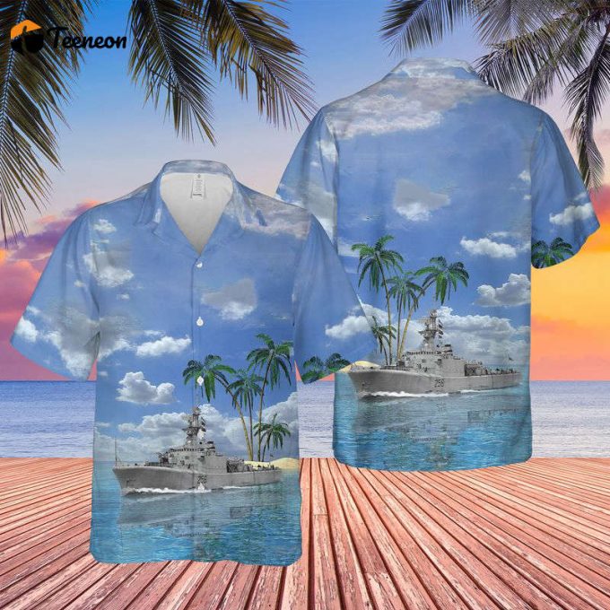 Royal Canadian Navy Hmcs St. Croix (Dde 256) Hawaiian Shirt Gift For Dad Father Days 1