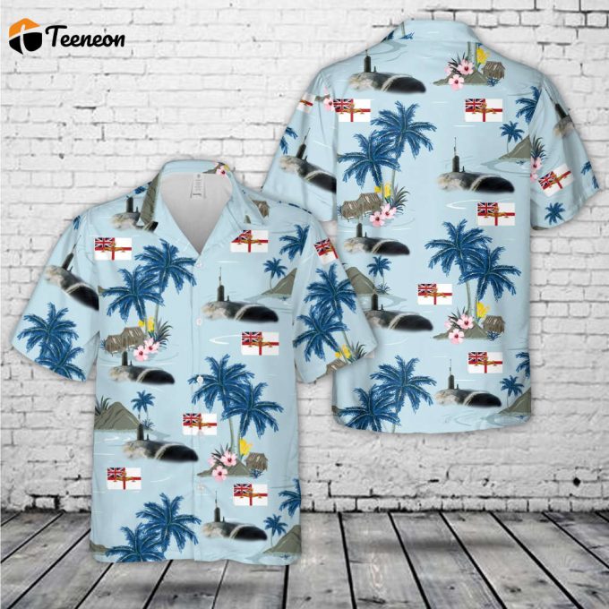 Royal Navy Submarine Service Hawaiian Shirt Gift For Dad Father Days 1