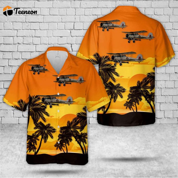 Royal Navy Swordfish Ls 326 Hawaiian Shirt Gift For Dad Father Days 1