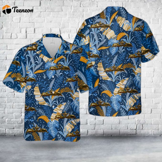 Royal Netherlands Navy Submarine Service Hawaiian Shirt Gift For Dad Father Days 1