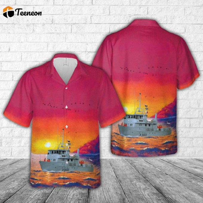 Royal New Zealand Navy Hmnzs Moa (P3553) Hawaiian Shirt Gift For Dad Father Days 1