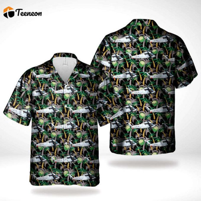 Royal New Zealand Navy Rnzn Hmnzs Super Seasprite Sh-2G(I) Hawaiian Shirt Gift For Dad Father Days 1