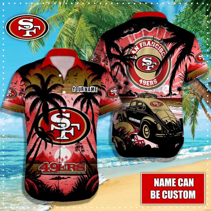 San Francisco 49Ers Nfl-Hawaii Shirt Custom 1