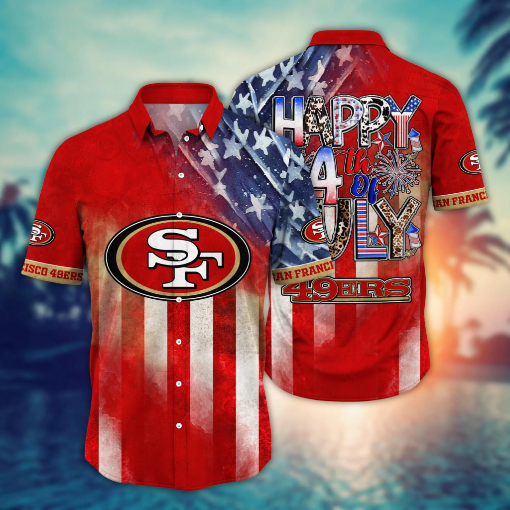 San Francisco 49Ers Nfl Hawaii Shirt Independence Day, Summer Shirts 2