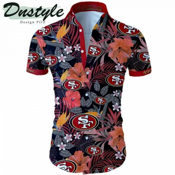San Francisco 49Ers Tropical Hawaiian Shirt 1