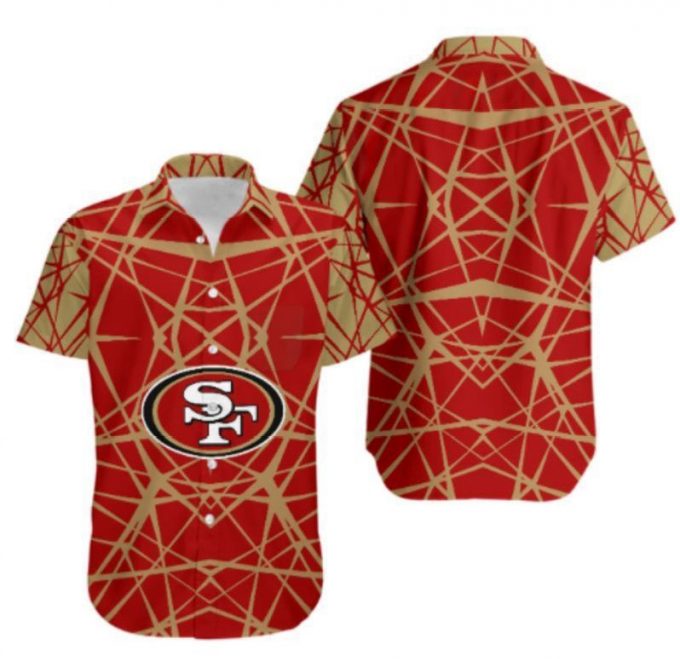 Stylish San Francisco 49Ers1 Hawaiian Shirt: Show Your Team Spirit! 1