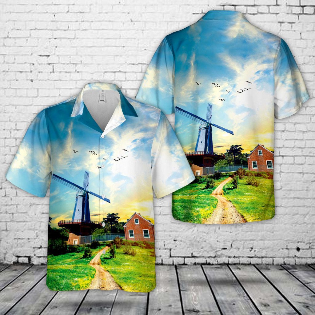 San Francisco, California, Murphy Windmill Hawaiian Shirt 2