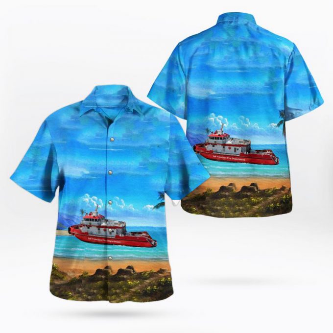 San Francisco Fire Department, Fire Boat Hawaiian Shirt 1